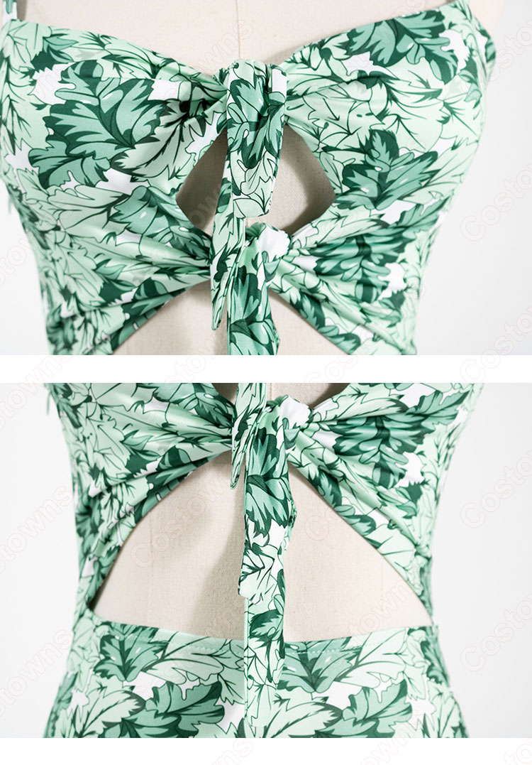 TWICE ドレス 韓国ファッション キャミワンピース レディース ノースリーブ ドレス 着痩せ セクシー ドレス 出勤 夏物 普段着-5