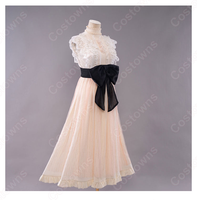 Fate 間桐桜(マトウサクラ) 花嫁 ドレス コスプレ衣装 劇場版『Fate/stay night [Heaven’s Feel]』完結御礼 cosplay 仮装 変装-6