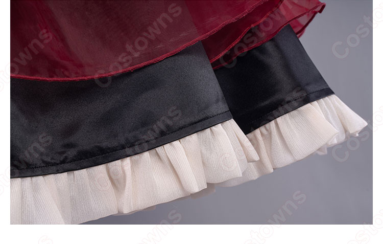 Fate 遠坂 凛(とおさかりん) ドレス コスプレ衣装 劇場版「Fate/stay night [Heaven's Feel]」 完結御礼 イラスト cosplay 仮装 変装-7