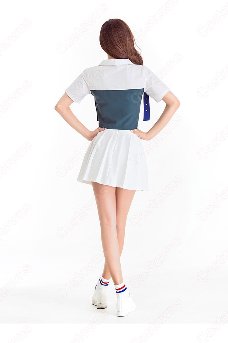 TWICE チアガール 衣装 韓国ファッション 衣装ユニフォーム 上下セット 可愛い アイドルスタイル 仮装 応援団 運動会 普段着 コスチューム 大人用-14