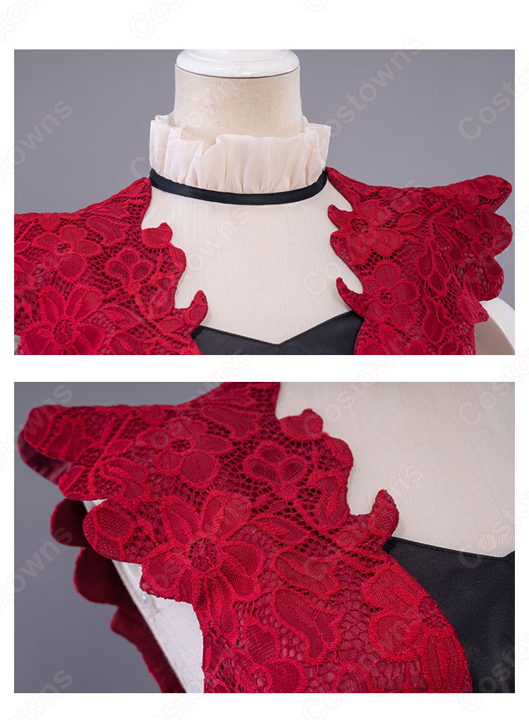 Fate 遠坂 凛(とおさかりん) ドレス コスプレ衣装 劇場版「Fate/stay night [Heaven's Feel]」 完結御礼 イラスト  cosplay 仮装 変装 - Costowns