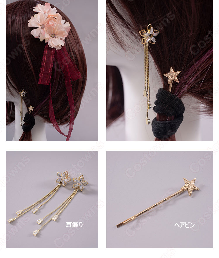 Fate 間桐桜(マトウサクラ) 花嫁 ドレス コスプレ衣装 劇場版『Fate/stay night [Heaven’s Feel]』完結御礼 cosplay 仮装 変装-13