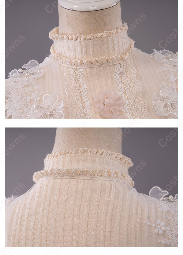 Fate 間桐桜(マトウサクラ) 花嫁 ドレス コスプレ衣装 劇場版『Fate/stay night [Heaven’s Feel]』完結御礼 cosplay 仮装 変装-8