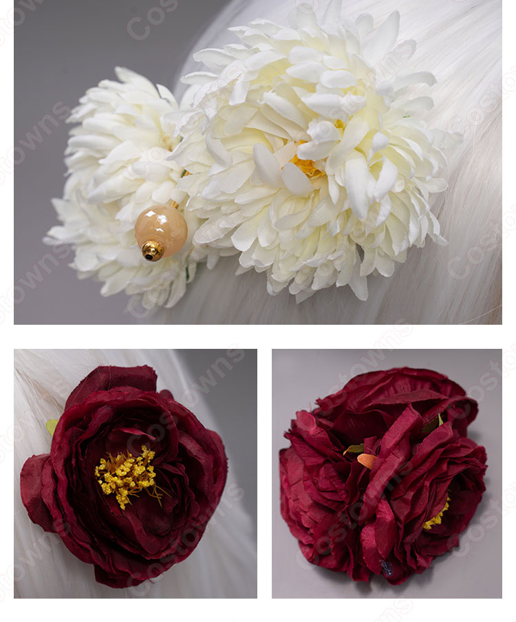 Fate FGO 虞美人 チャイナドレス コスプレ衣装 【Fate/Grand Order】 四周年 チャイナ風 cosplay 仮装 変装-13