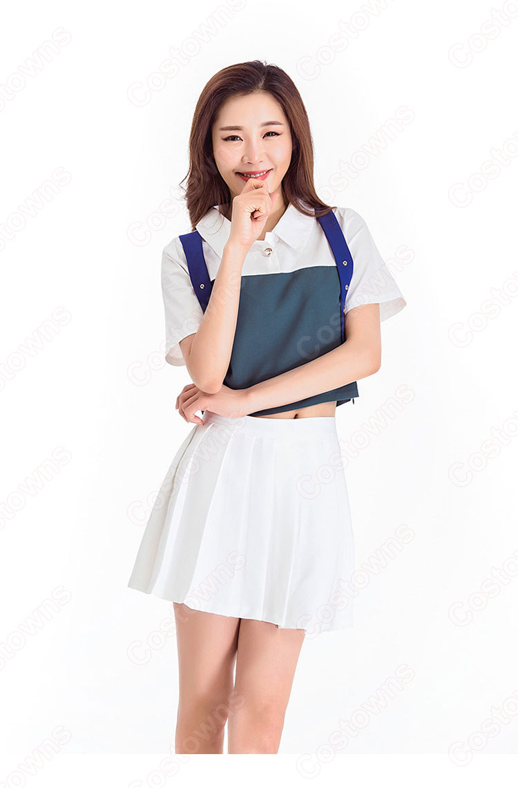 TWICE チアガール 衣装 韓国ファッション 衣装ユニフォーム 上下セット 可愛い アイドルスタイル 仮装 応援団 運動会 普段着 コスチューム 大人用-11