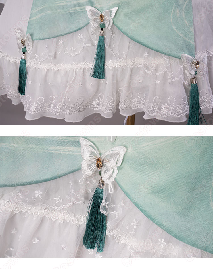 Fate FGO マシュ・キリエライト 4周年 コスプレ衣装 【Fate/Grand Order】 チャイナ風 cosplay 仮装 変装-11