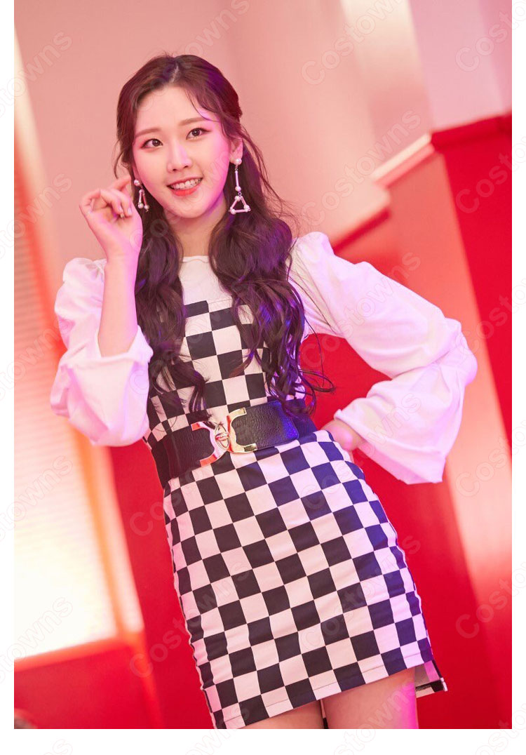 Momoland モモランド ナユン Nayun ジャズダンス衣装 Show Me Mvダンス服 韓国 アイドルスタイル ドレス お洒落 レディース ワンピース 人気 コスプレ ダンス服 Costowns