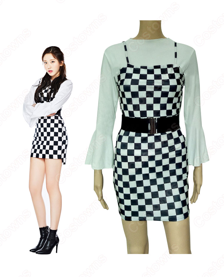 MOMOLAND(モモランド) ナユン(Nayun) ジャズダンス衣装 「Show Me」 MVダンス服 韓国 アイドルスタイル ドレス お洒落 レディース ワンピース  人気 コスプレ ダンス服-4