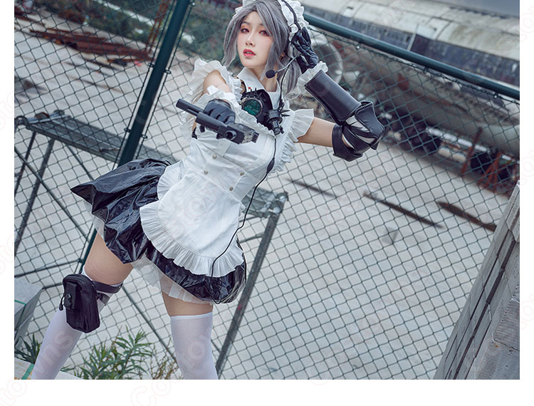 バトルメイド コスプレ衣装 メイド服 ハロウィン 仮装 コスチューム-5