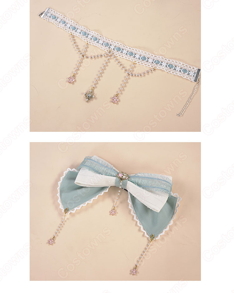 ロリータ ワンピース 漢服 コスプレ衣装 中華ロリータ チャイナ風スカート 学園祭 文化祭 日常着-11