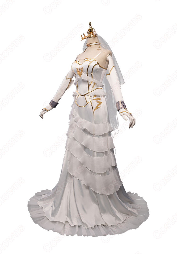 FGO アルトリア・ペンドラゴン 花嫁 ドレス コスプレ衣装 『Fate