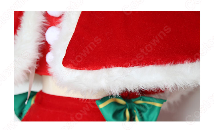 ラム レム(リゼロ) クリスマス ドレス コスプレ衣装『Re:ゼロから始める異世界生活(りぜろからはじめるいせかいせいかつ)』の登場人物の仮装 コスチューム-8