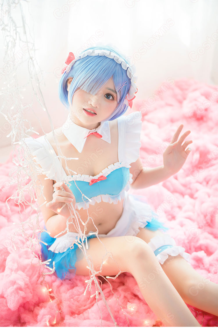 レム(リゼロ) 水着 ビキニ コスプレ衣装の通販 『Re:ゼロから始める異世界生活（りぜろからはじめるいせかいせいかつ）』 仮装 コスチューム -  Costowns