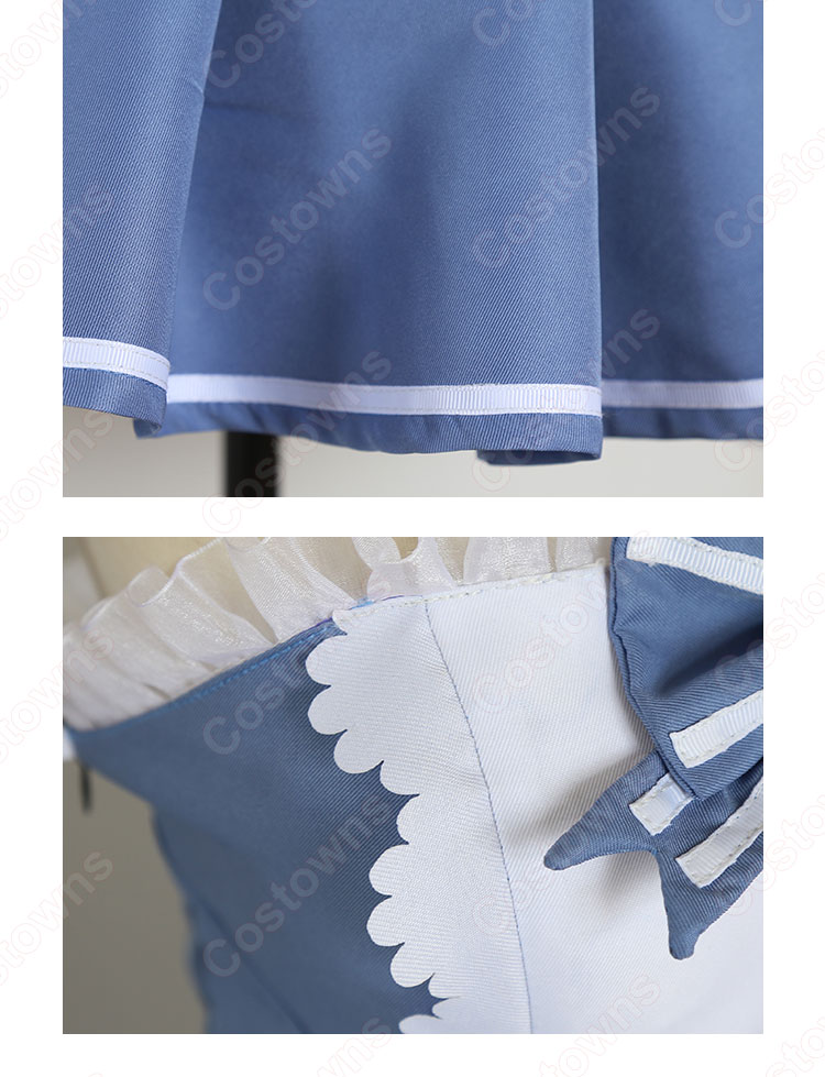 リゼロ レム セーラー服 コスプレ衣装『Re:ゼロから始める異世界生活(りぜろからはじめるいせかいせいかつ)』 cosplay 仮装 変装-10