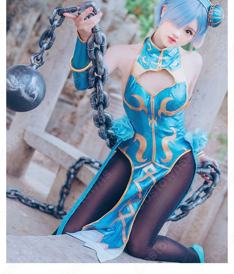 コスプレ　衣装　リゼロ　レム　チャイナ　パーツ欠品 リゼロ レム チャイナメイド コスプレ衣装 『Re:ゼロから始める