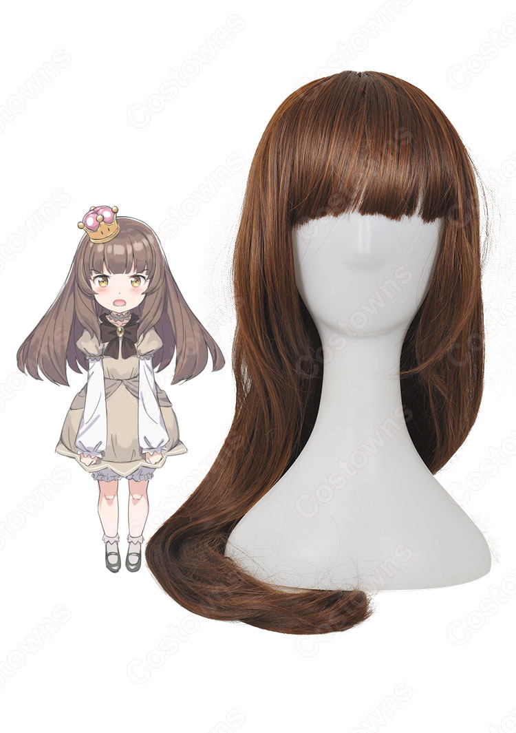 スーパーマリオ クリボー姫(くりぼーひめ) 擬人化 コスプレ ウィッグ cosplay wig 道具 通販-4