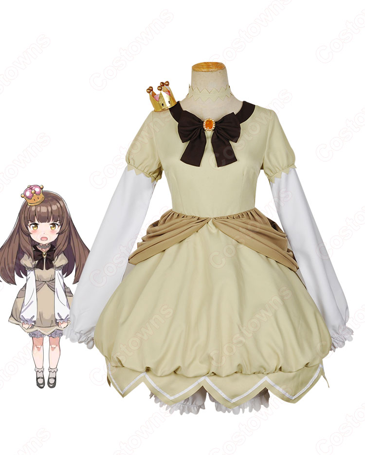 スーパーマリオ クリボー姫（くりぼーひめ） 擬人化 コスプレ衣装-5