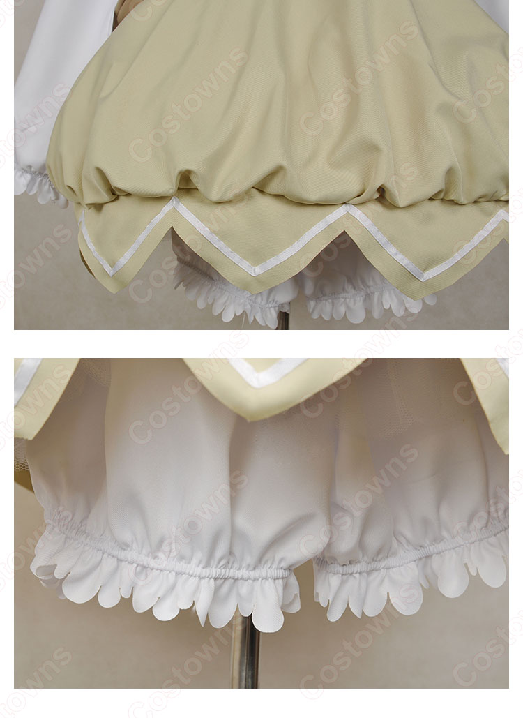 スーパーマリオ クリボー姫（くりぼーひめ） 擬人化 コスプレ衣装-7