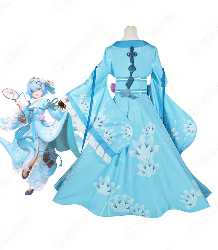 リゼロ レム 漢服 コスプレ衣装『Re:ゼロから始める異世界生活(りぜろからはじめるいせかいせいかつ)』 cosplay 仮装 変装-7