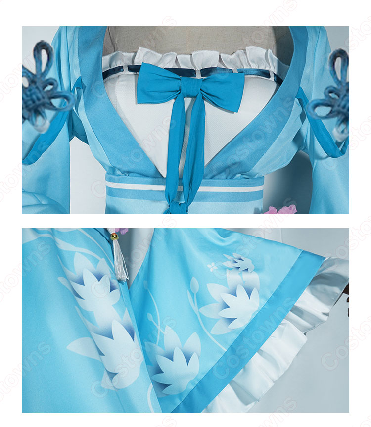 リゼロ レム 漢服 コスプレ衣装『Re:ゼロから始める異世界生活(りぜろからはじめるいせかいせいかつ)』 cosplay 仮装 変装-8