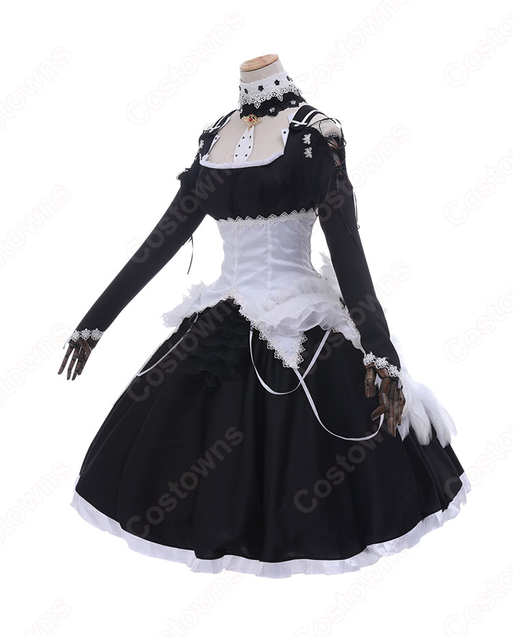 アズレン 空母・フォーミダブル ドレス コスプレ衣装 『アズールレーン』 航空母艦3番 スカート cosplay 仮装 変装-6