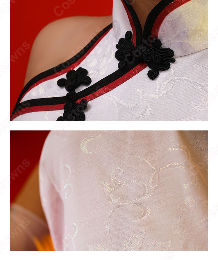 ニェン 楽逍遥 チャイナドレス コスプレ衣装 『アークナイツ/Arknights』 新コーデ cosplay 仮装 変装-8