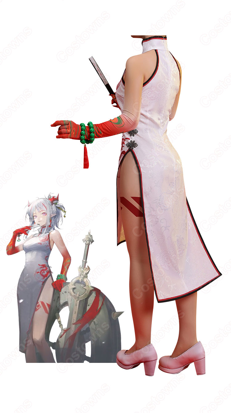 ニェン 楽逍遥 チャイナドレス コスプレ衣装 『アークナイツ