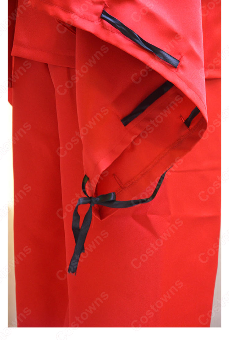 犬夜叉 着物 コスプレ衣装 『犬夜叉（いぬやしゃ）』赤 きもの cosplay 仮装 変装-5