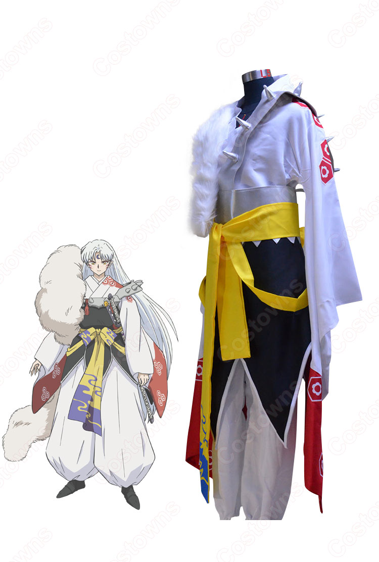 殺生丸(せっしょうまる)着物 コスプレ衣装 『犬夜叉(いぬやしゃ)』きもの cosplay 仮装 変装-3