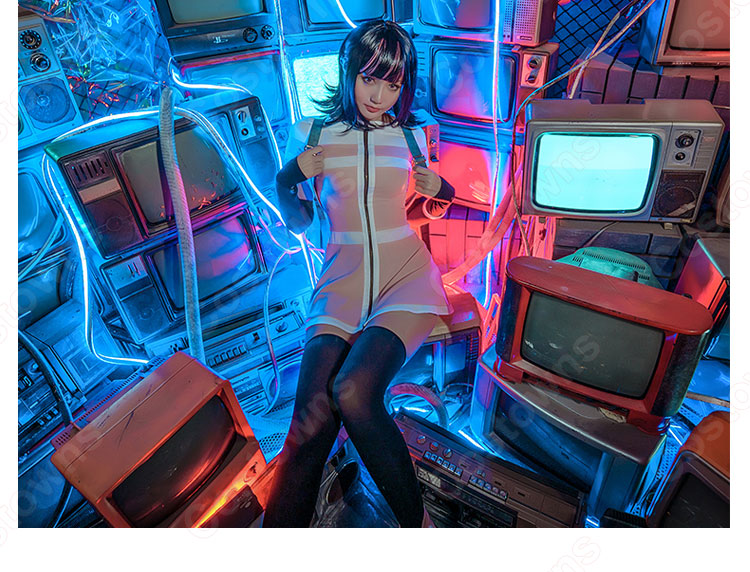 一般人 詐欺師 コスプレ衣装 『アクダマドライブ』 主人公 ワンピース cosplay 仮装 変装-3