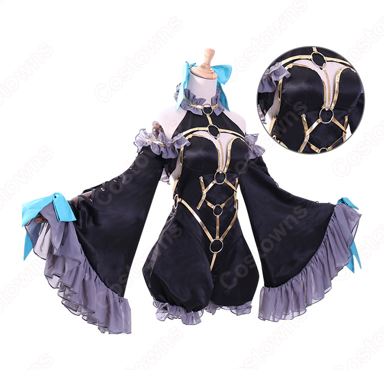 Fate 玉藻の前(たまものまえ) 漆黒の魔術服 コスプレ衣装『fate