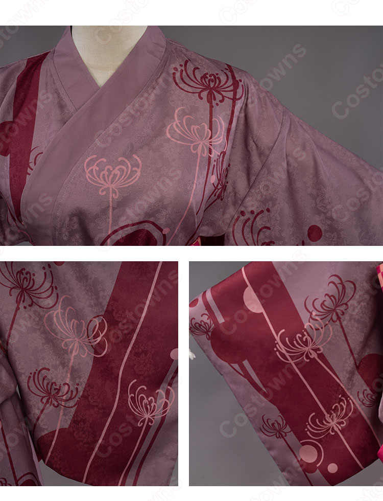 Fate FGO エレシュキガル 着物 コスプレ衣装『Fate/Grand Order』エレちゃん 浴衣 和服 cosplay 仮装 変装-5