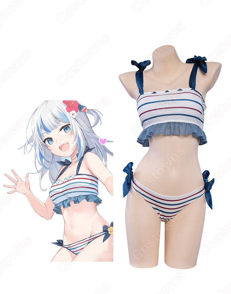 サメちゃん 夏 水着 コスプレ衣装 バーチャルYouTuber がうる