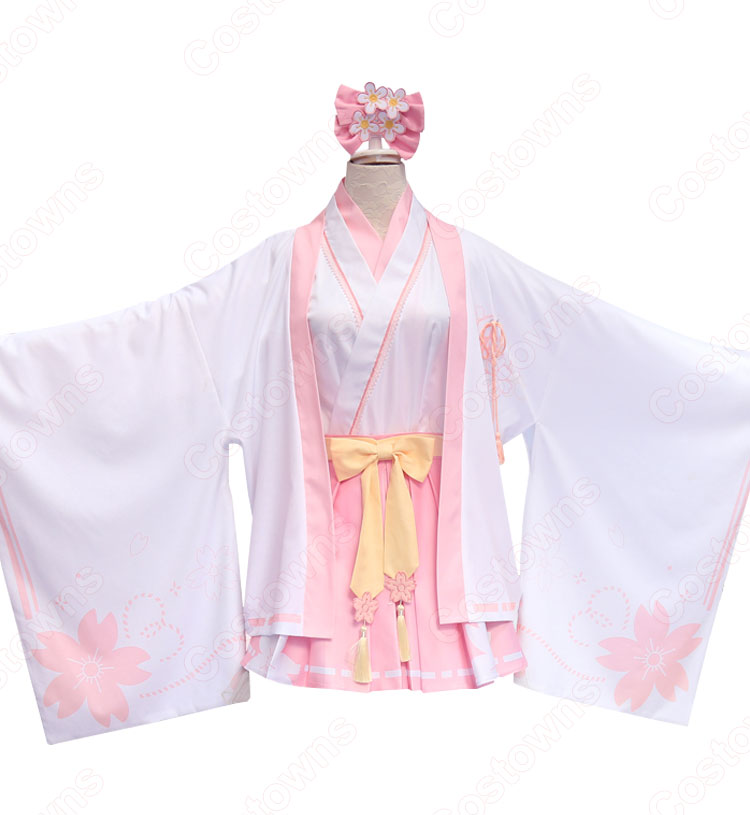 カードキャプターさくら　木之本桜　浴衣　和服　コスプレ 木之本桜 (きのもとさくら) コスプレ衣装『カードキャプター