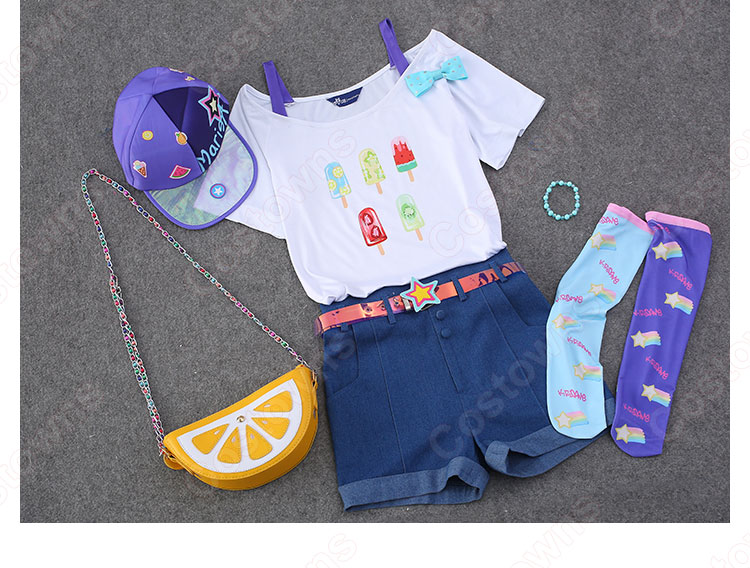 霧雨魔理沙(きりさめまりさ) 夏 日常服 コスプレ衣装 『東方Project』(とうほうプロジェクト) cosplay 仮装 変装-10