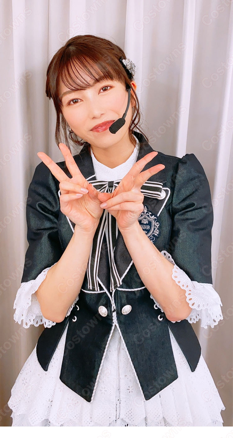 AKB48 「離れていても」アイドル衣装 第62回 日本レコード大賞 チーム8 演出服 ライブ衣装 コスプレ衣装 制服 オーダメイド可-11