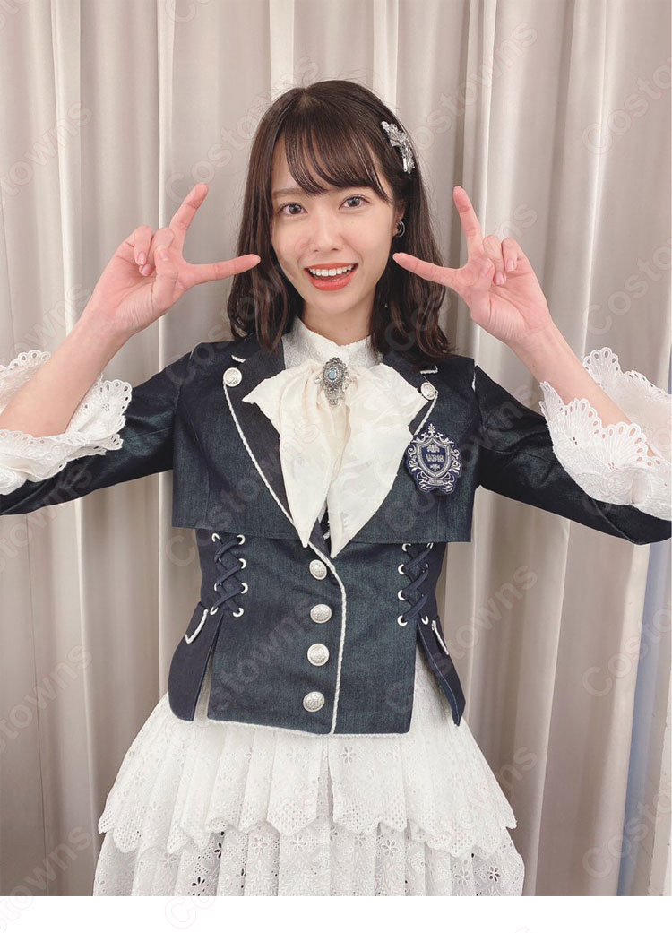 AKB48 「離れていても」アイドル衣装 第62回 日本レコード大賞 チーム8 演出服 ライブ衣装 コスプレ衣装 制服 オーダメイド可-17