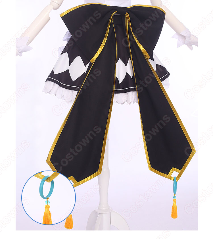 Vtuber 神楽めあ 軍服 メイド服 コスプレ衣装 バーチャルYouTuber ぱりぷろ カグラメア cosplay 仮装 変装-11