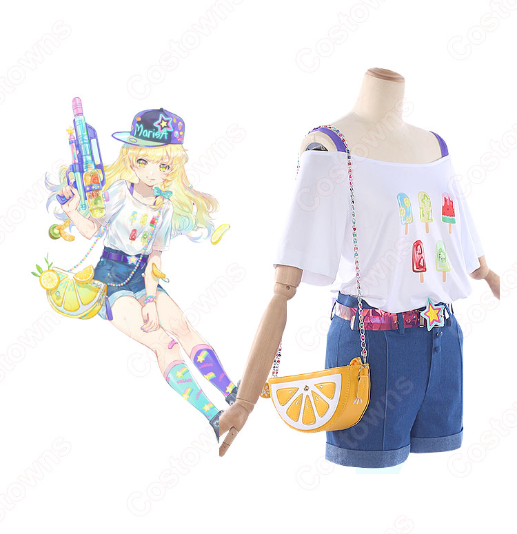 お歳暮ならオンライン 霧雨魔理沙（きりさめまりさ） 夏 日常服 コスプレ衣装 『東方 コスプレ衣装