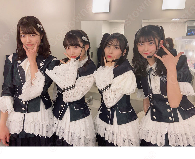 AKB48 「離れていても」アイドル衣装 第62回 日本レコード大賞 チーム8 演出服 ライブ衣装 コスプレ衣装 制服 オーダメイド可-3