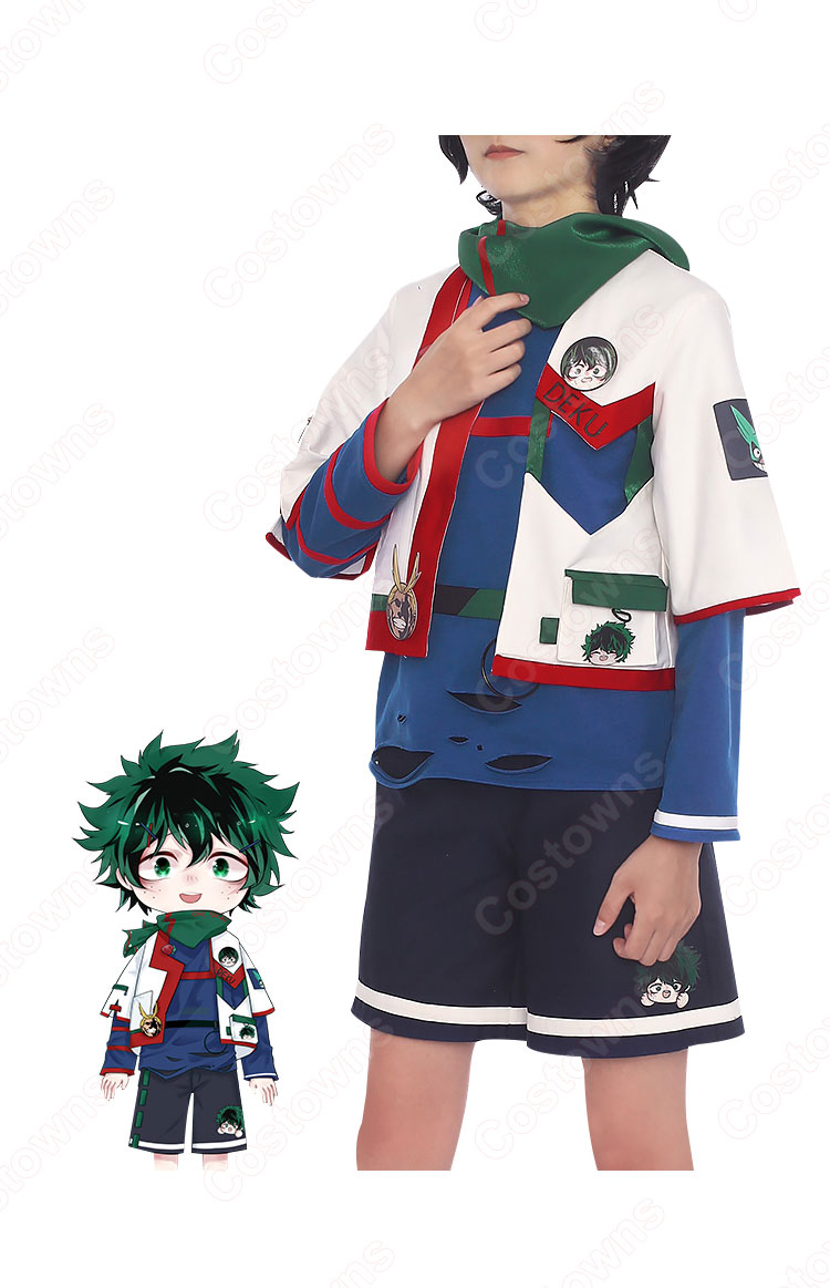 緑谷出久 (みどりやいずく) 日常服 コスプレ衣装 【僕のヒーローアカデミア】 cosplay 仮装 変装-1
