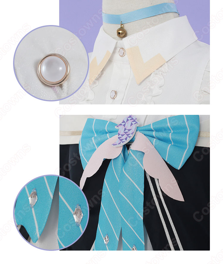 VTuber 神楽七奈 カグラナナ コスプレ衣装 バーチャルYouTuber(バーチャルユーチューバー) ななかぐら Artist cosplay 仮装 変装-9