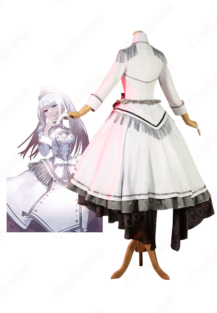デアラ 時崎狂三 (ときさきくるみ) 白の女王 コスプレ衣装 『デート・ア・ライブ』 反転体 cosplay 仮装 変装 - Costowns