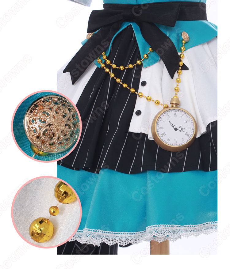 初音ミク(はつね ミク)Alice コスプレ衣装 cosplay 仮装 変装-8