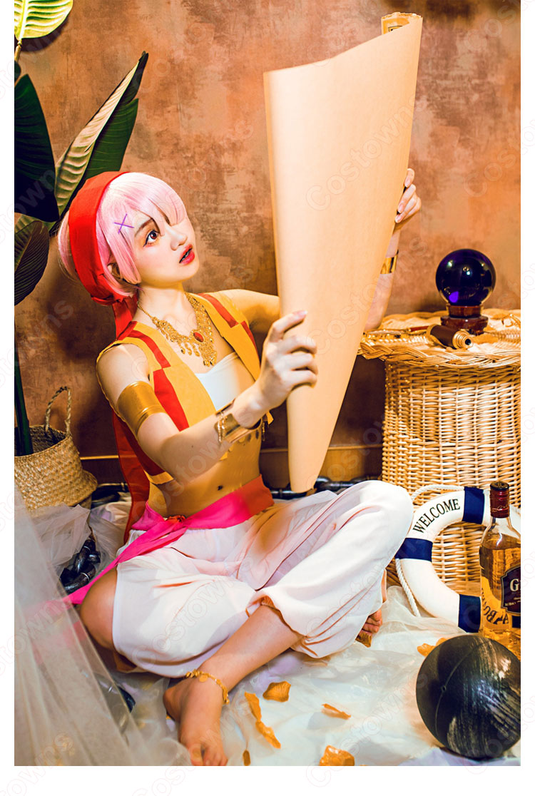 リゼロ ラム レム アラジン コスプレ衣装『Re:ゼロから始める異世界生活』アラビアンナイト cosplay 仮装 変装-4