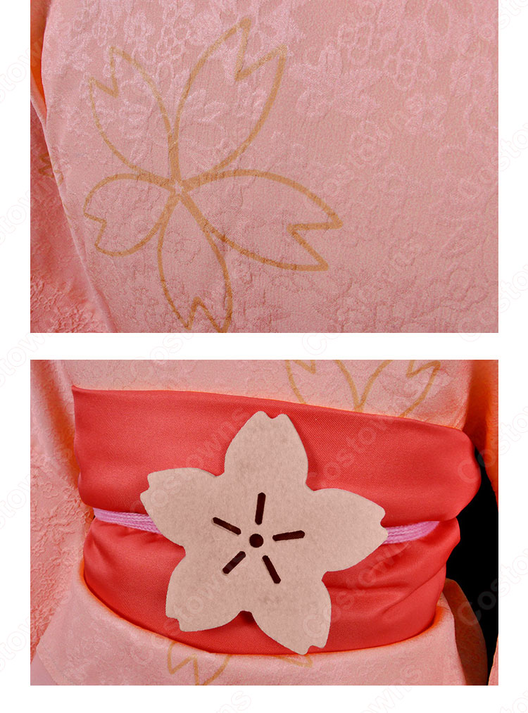 リゼロ レム オリジナル桜イメージ ver. コスプレ衣装『Re:ゼロから始める異世界生活』浴衣 cosplay 仮装 変装-9