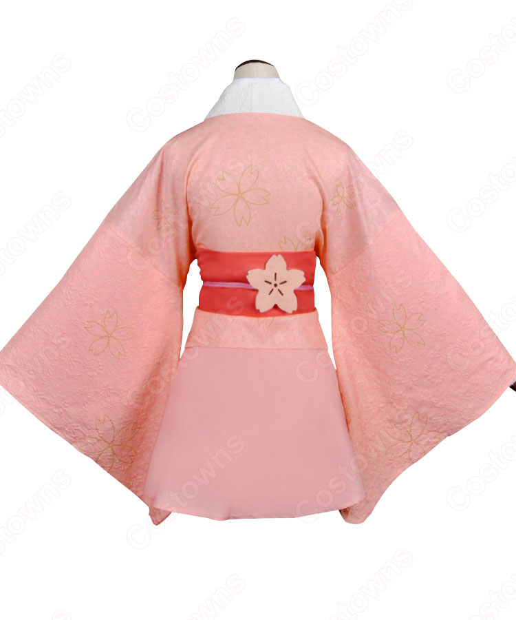 リゼロ レム オリジナル桜イメージ ver. コスプレ衣装『Re:ゼロから始める異世界生活』浴衣 cosplay 仮装 変装-7