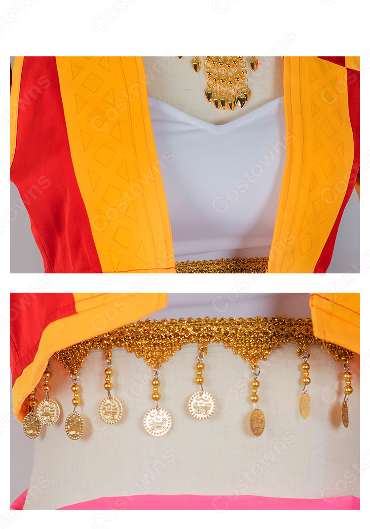 リゼロ ラム レム アラジン コスプレ衣装『Re:ゼロから始める異世界生活』アラビアンナイト cosplay 仮装 変装-6