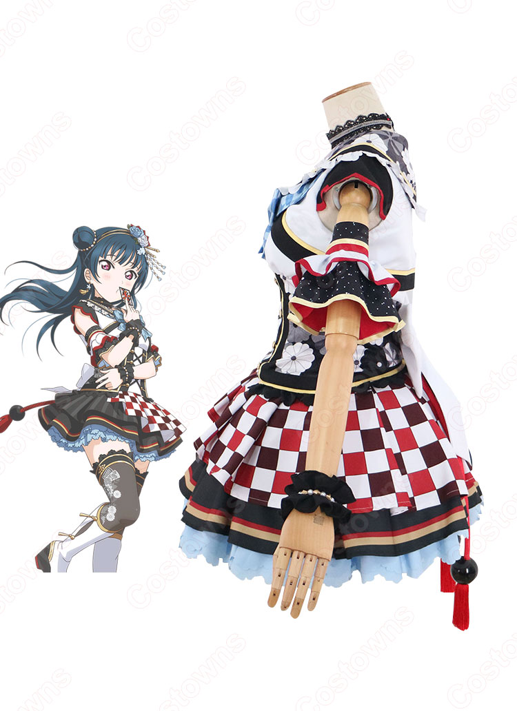 Love Live! 津島善子(ツシマヨシコ) お正月編2018 覚醒後 コスプレ衣装 『ラブライブ!サンシャイン!!』Aqours cosplay 仮装 変装-3