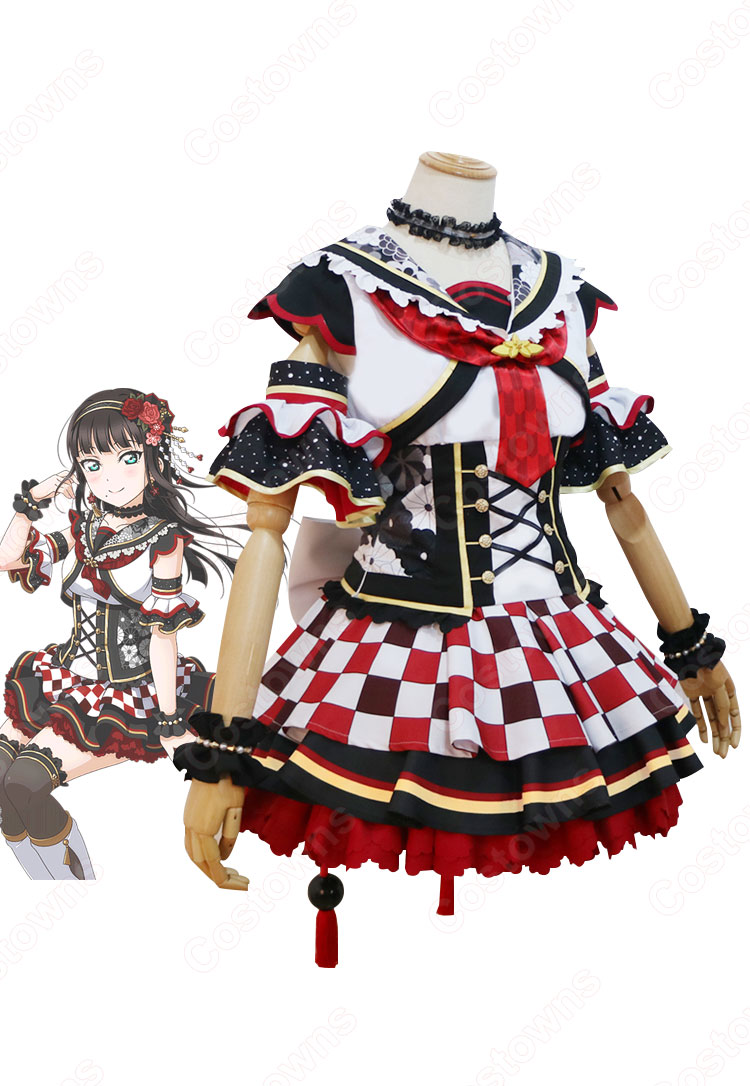 Love Live! 黒澤ダイヤ(クロサワダイヤ) お正月編2018 覚醒後 コスプレ衣装 『ラブライブ!サンシャイン!!』Aqours cosplay 仮装 変装-3